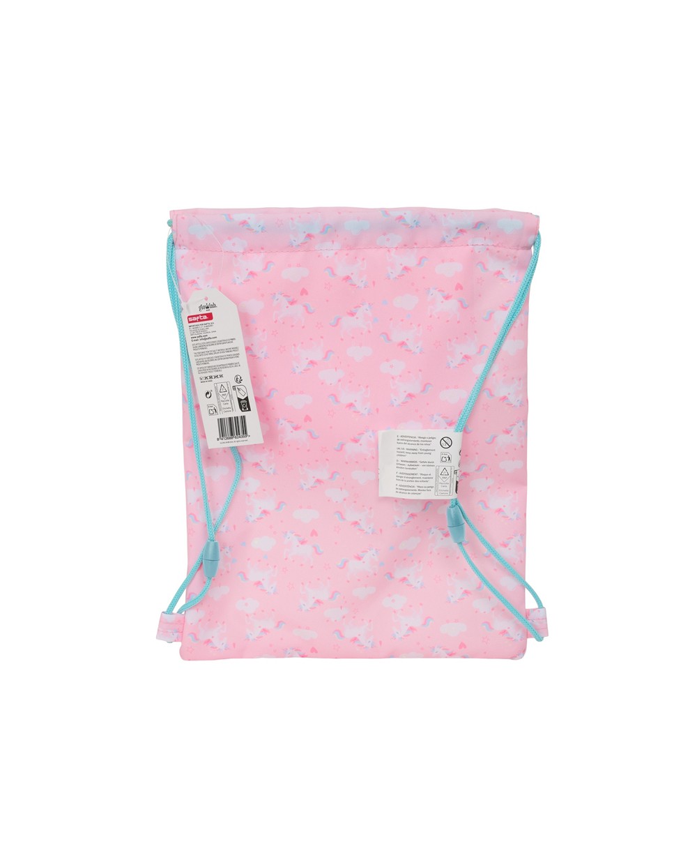 Saco plano safta junior glowlab kids 340x260x10 mm