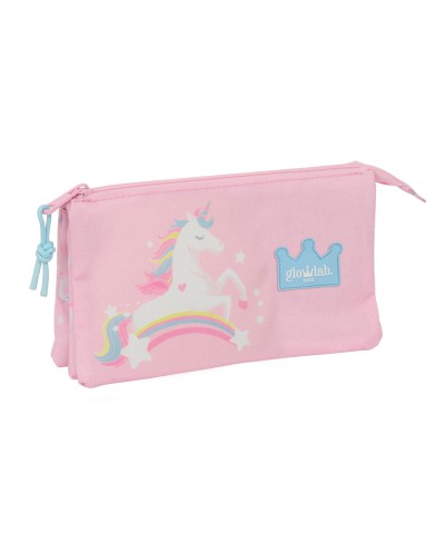 Bolso escolar portatodo safta triple glowlab kids 120x220x30 mm