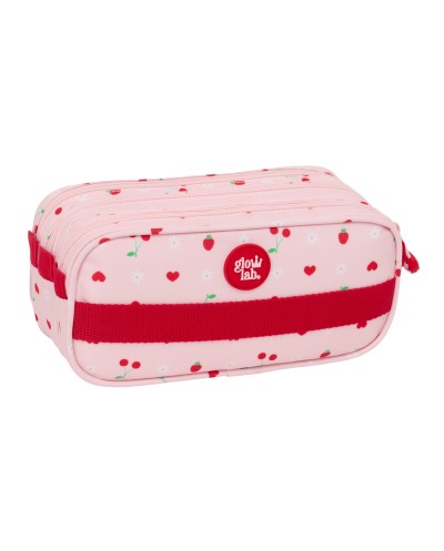 Bolso escolar portatodo safta triple bag glowlab frutitas 100x215x80 mm