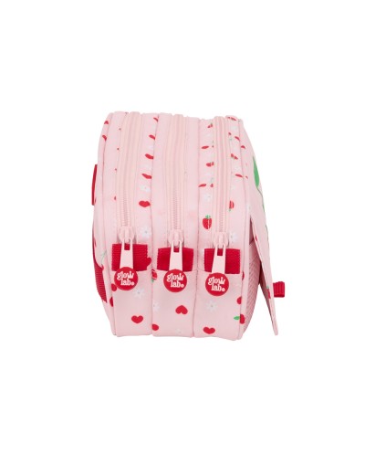 Bolso escolar portatodo safta triple bag glowlab frutitas 100x215x80 mm