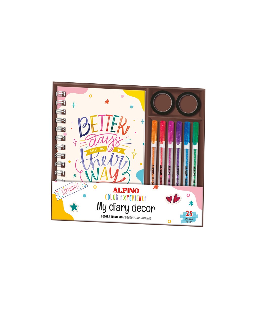 Set decor alpino color experience mini diario