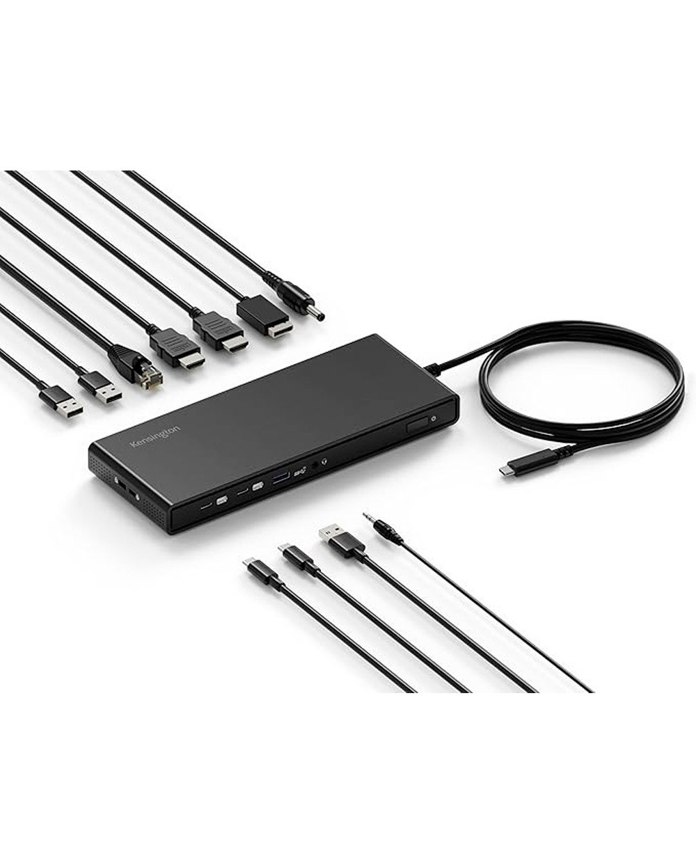 Replicador de puertos kensington sd4842p eq usb c 10gbps con tres salidas video 100 w