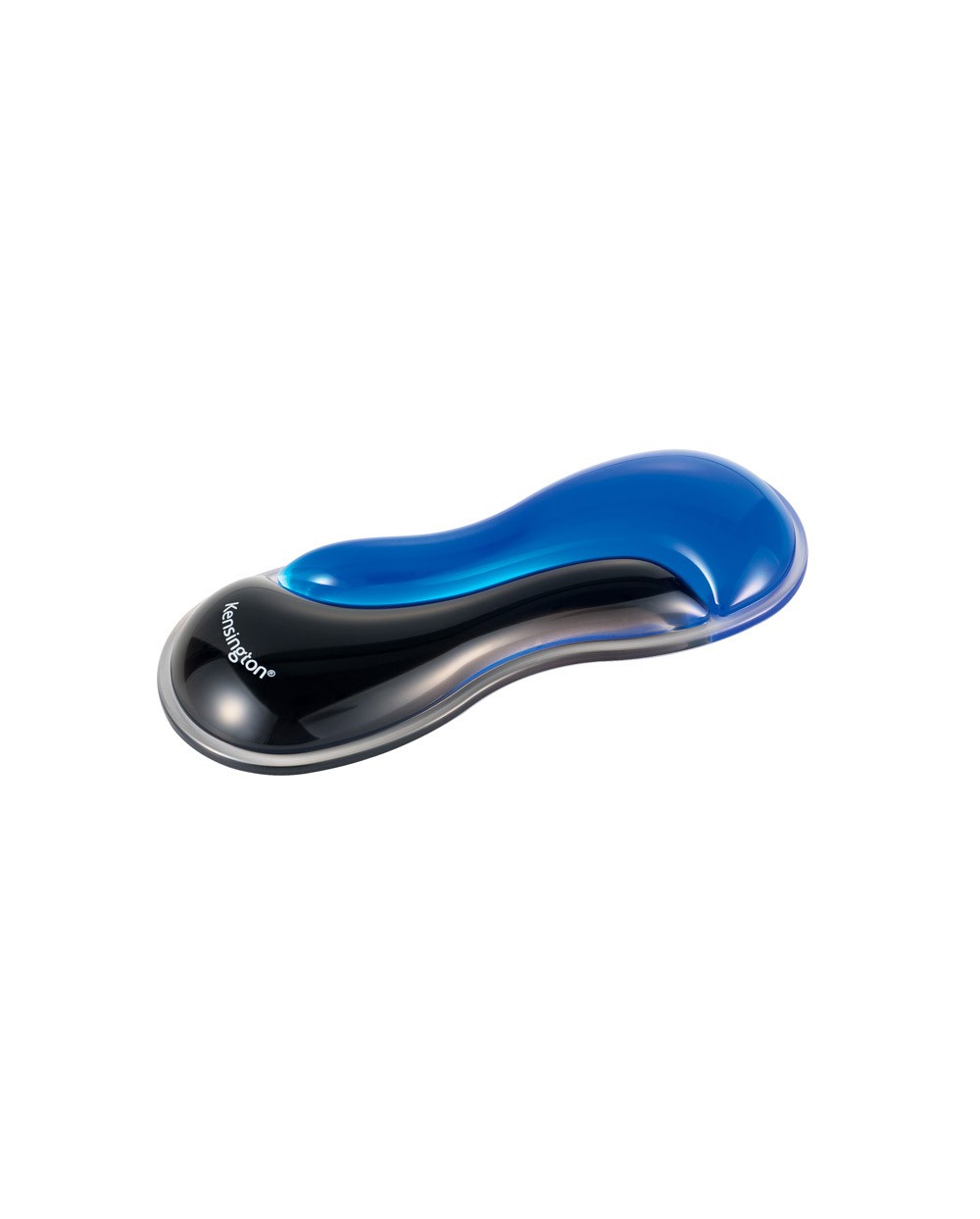 Reposamunecas kensington duo gel para raton trackball slim color negro azul 192x72x22 mm