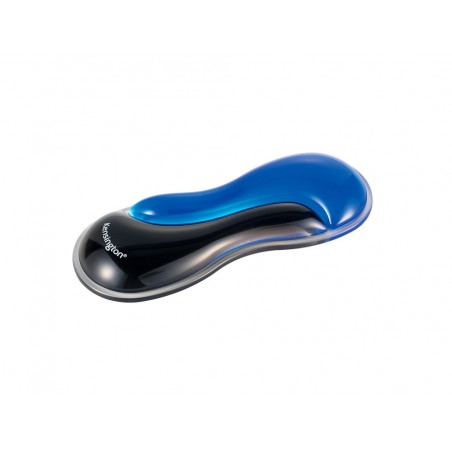 Reposamunecas kensington duo gel para raton trackball slim color negro azul 192x72x22 mm