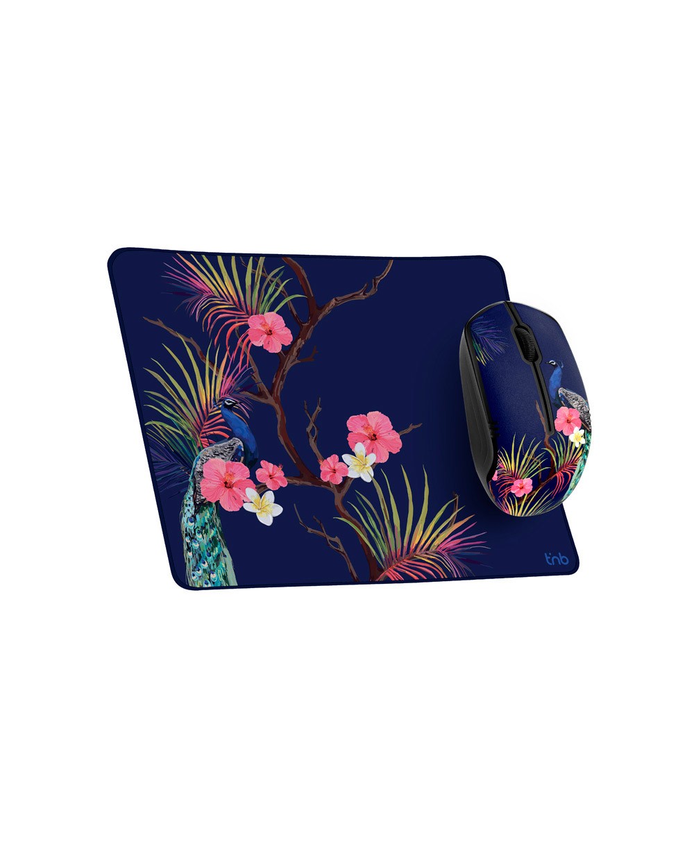 Alfombrilla de raton raton inalambrico tnb tropic optico 1600 dpi