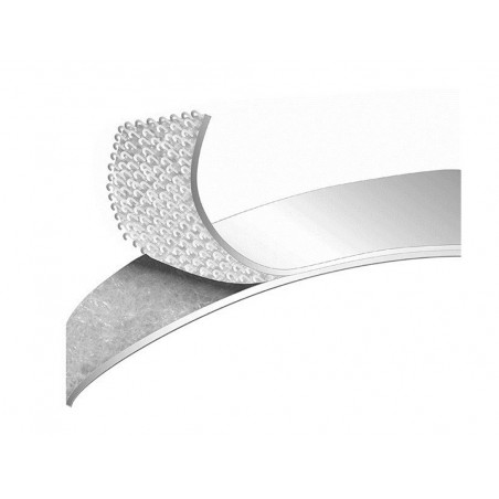 Cinta de cierre adhesiva plico velcro blanco macho 50 mm x 25 m