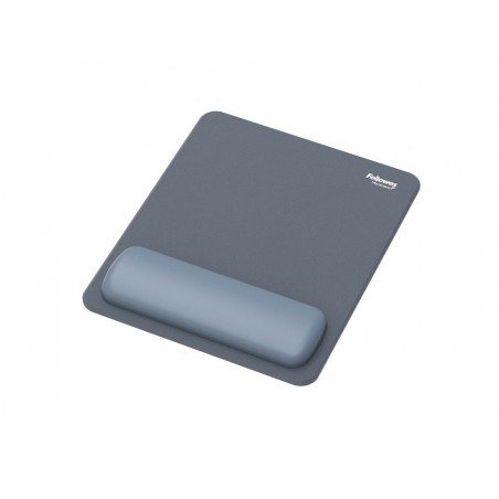 Alfombrilla para raton fellowes con reposamunecas breyta azul 250x210x25 mm