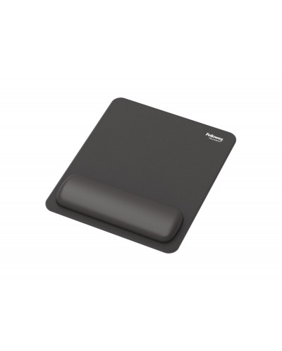 Alfombrilla para raton fellowes con reposamunecas breyta negro 250x210x25 mm