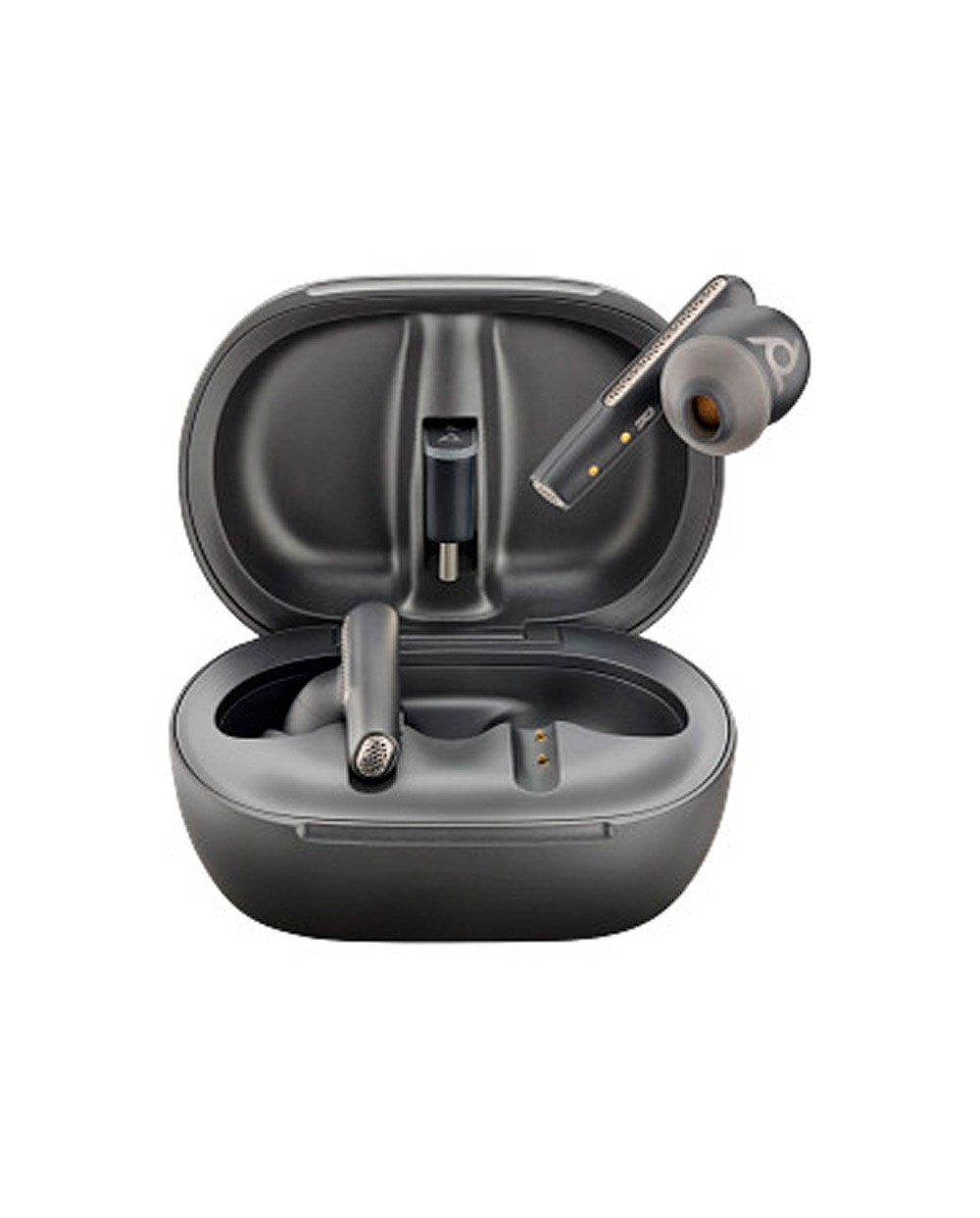 Auriculares poly inalambricos poly voyager free 60 uc adaptador bt700 usb c estuche de carga con pantalla tactil