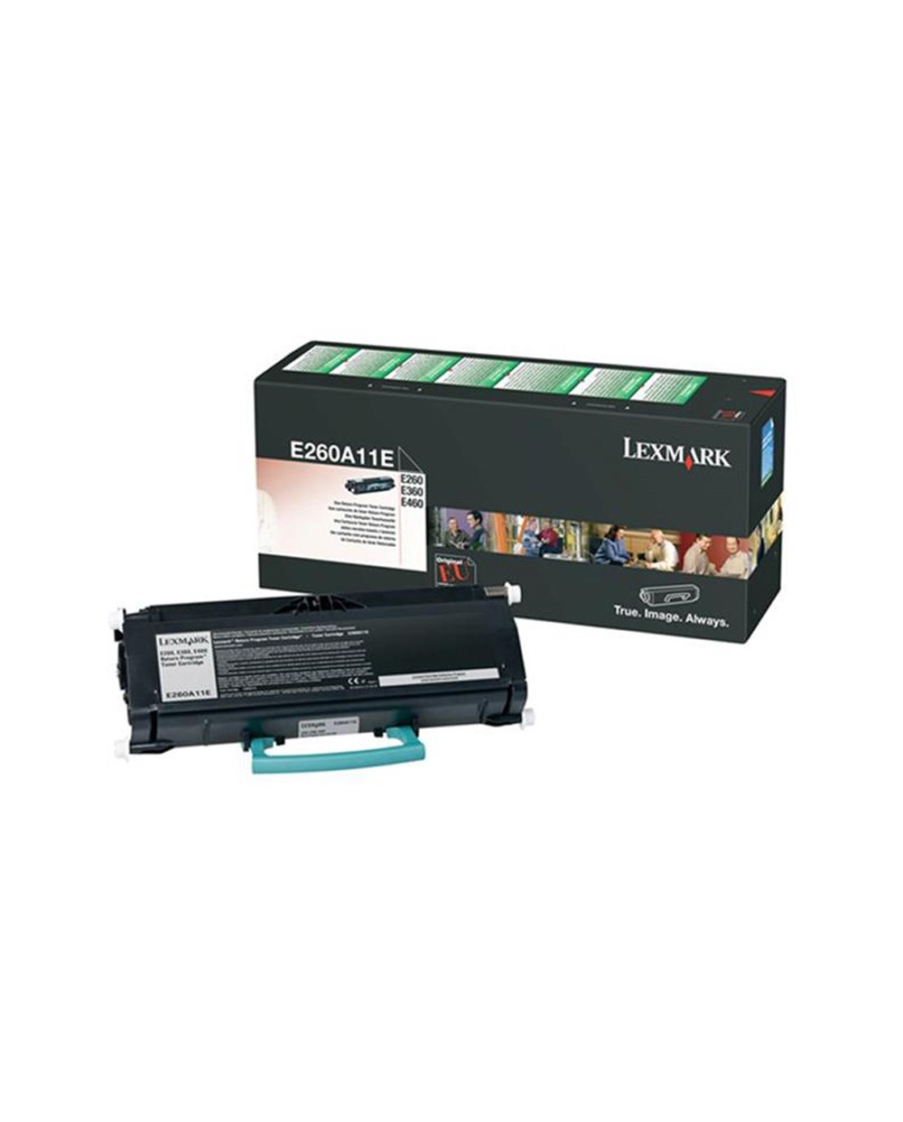 Toner lexmark e260a11e retornable negro