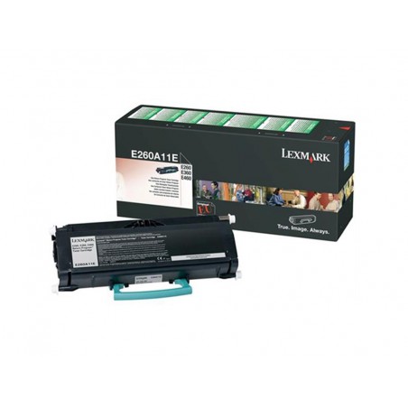 Toner lexmark e260a11e retornable negro