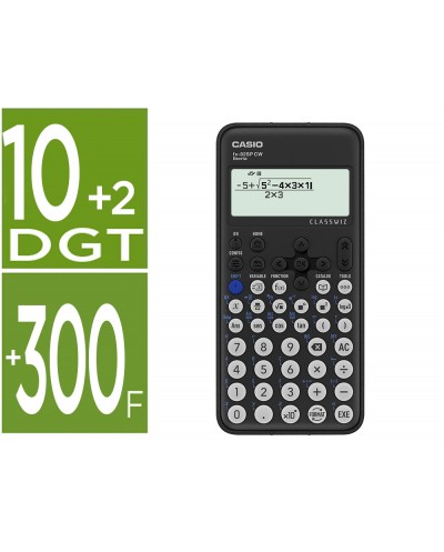 Calculadora casio fx 82sp cw iberia classwiz cientifica 300 funciones 9 memorias con tapa