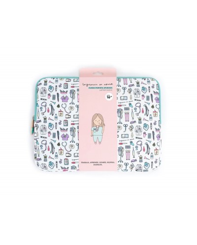 Funda para portatil 16 enfermera en apuros utensilios