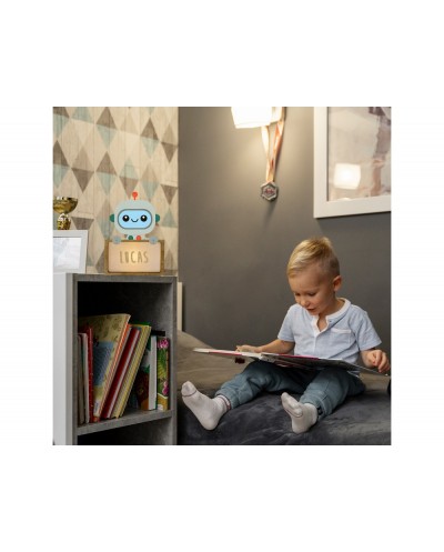 Lampara vintiun personalizable little robbot