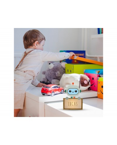 Lampara vintiun personalizable little robbot