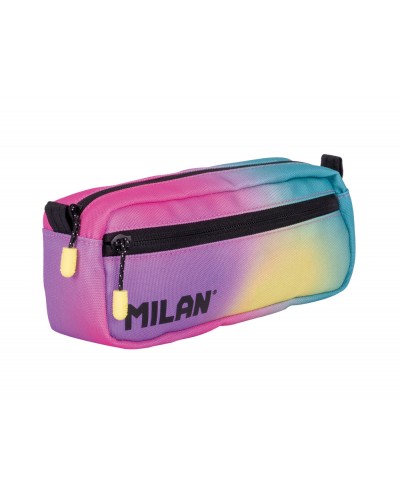 Estuche portatodo milan cuadrado 2 cremalleras sunset 210x85x61 mm