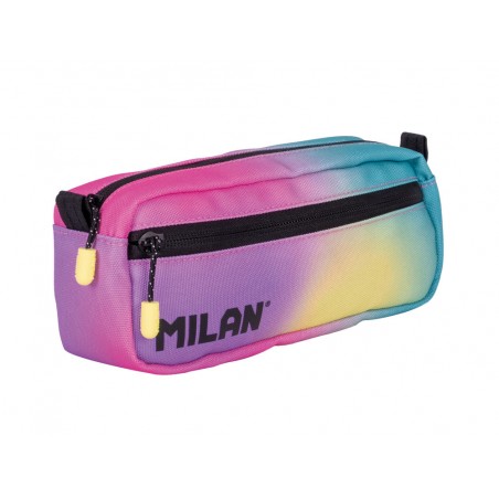 Estuche portatodo milan cuadrado 2 cremalleras sunset 210x85x61 mm
