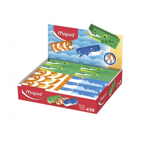 Gomas de borrar maped animales