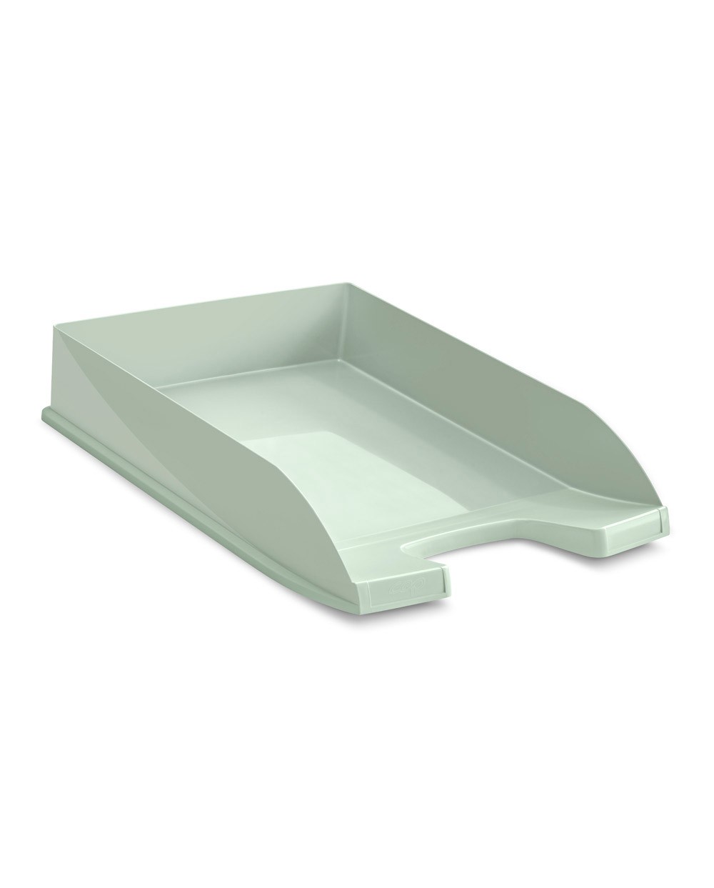 Bandeja sobremesa cep first plastico color verde salvia 350x255x65 mm