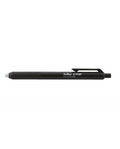 Boligrafo artline j pop eco green retractil tinta gel 07 mm negro