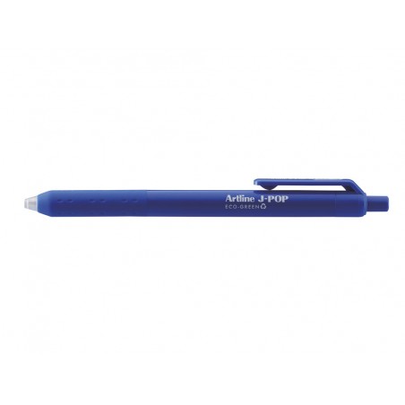 Boligrafo artline j pop eco green retractil tinta gel 07 mm azul