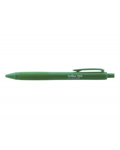 Boligrafo artline orb eco green retractil 1 mm verde