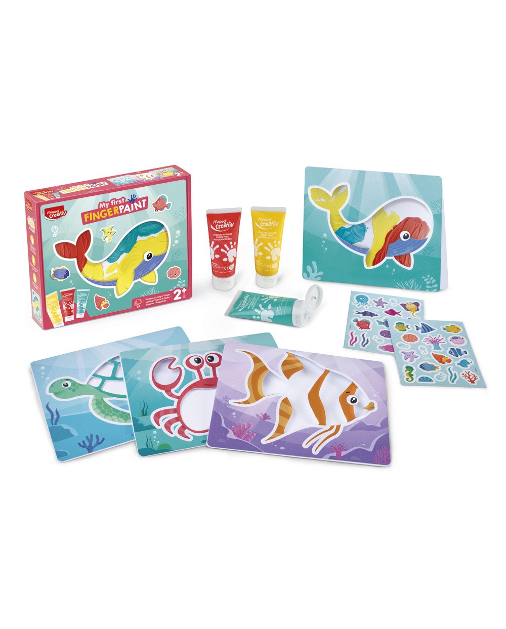 Juego educativo maped creativ my first finger paint