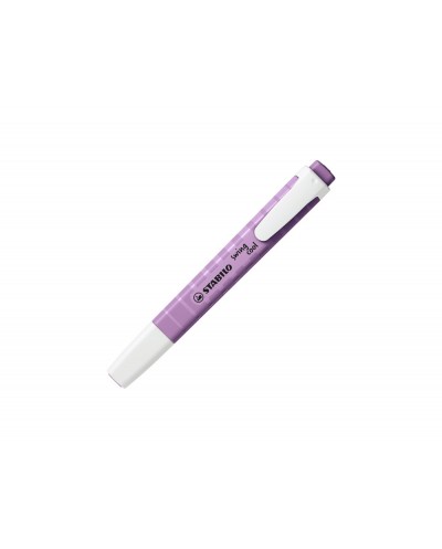 Rotulador stabilo fluorescente fino swing cool nature edicion wildflower lila grisaceo
