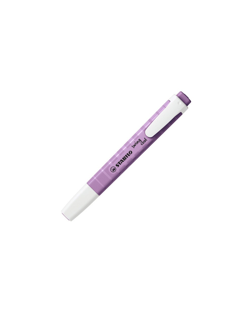 Rotulador stabilo fluorescente fino swing cool nature edicion wildflower lila grisaceo