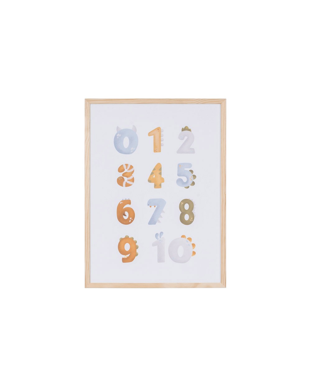 Pizarra blanca bi office magnetica acero lacado blanco marco de madera con numeros para ninos 600x450 mm