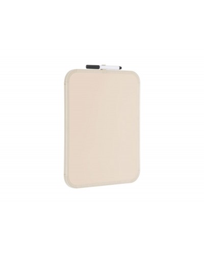 Pizarra blanca bi office easy magnetica con rotulador color beige 279x355 mm