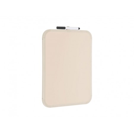 Pizarra blanca bi office easy magnetica con rotulador color beige 279x355 mm