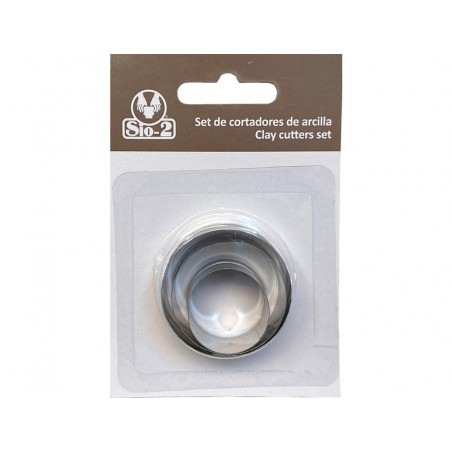 Cortador metalico sio 2 redondo set de 3 piezas