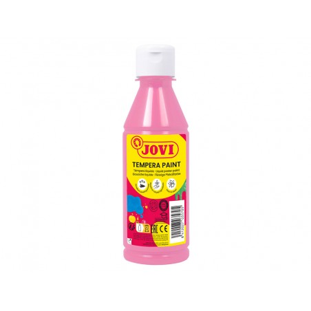 Tempera liquida jovi rosa botella de 250 ml