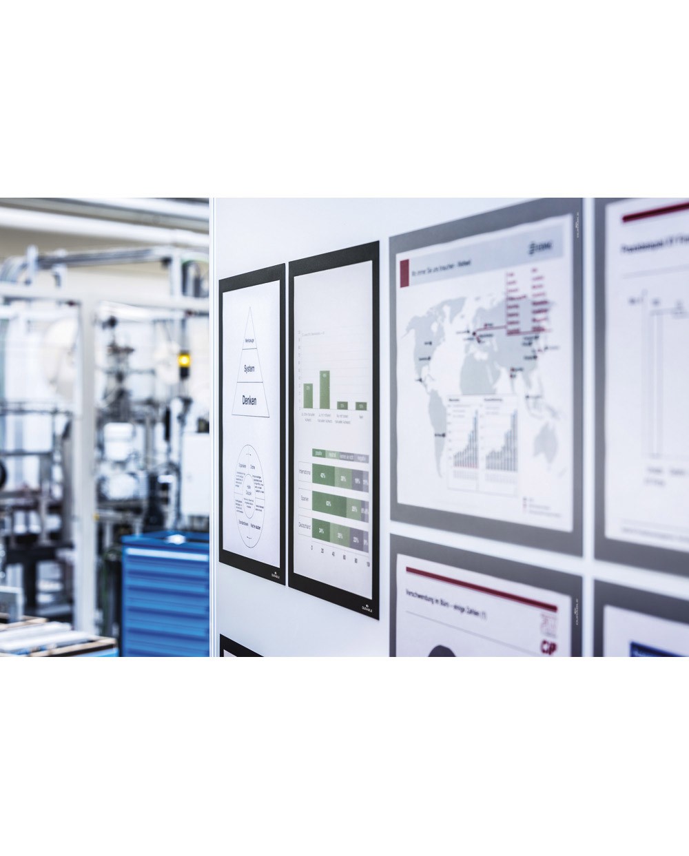 Marco porta anuncios durable duraframe magnetico din a3 color negro