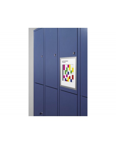 Marco porta anuncios durable duraframe magnetico din a4 color azul