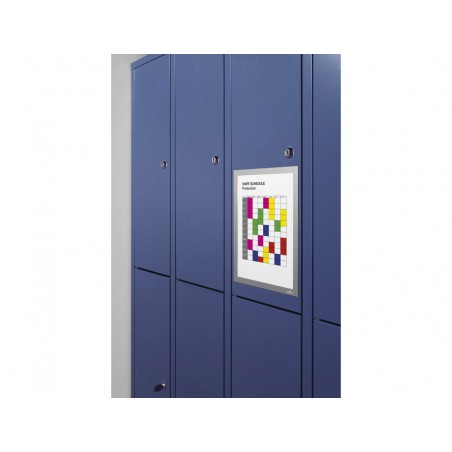 Marco porta anuncios durable duraframe magnetico din a4 color azul