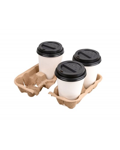 Bandeja portavasos de fibra divisible 22 vasos paquete de 230 unidades