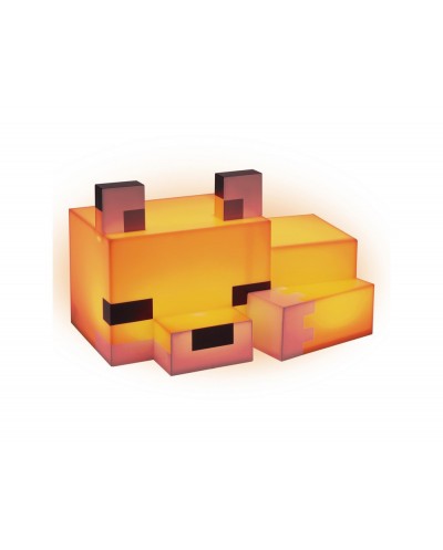 Lampara minecraft forma fox 16 cm