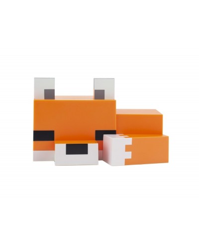 Lampara minecraft forma fox 16 cm