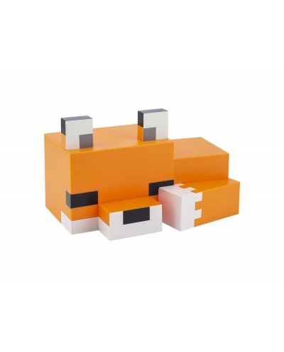 Lampara minecraft forma fox 16 cm