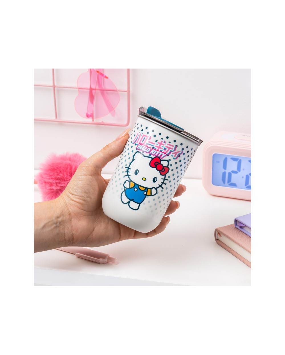 Taza de viaje hello kitty 350ml
