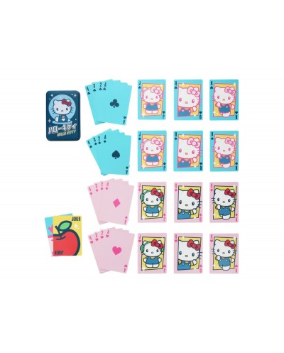 Baraja de cartas hello kitty poker