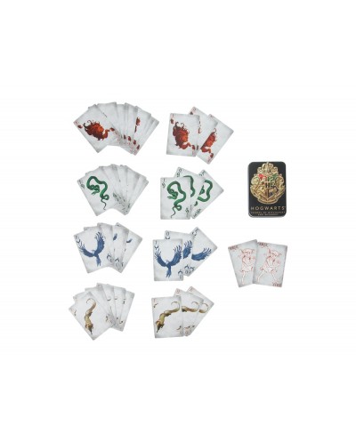 Baraja de cartas harry potter poker hogwarts