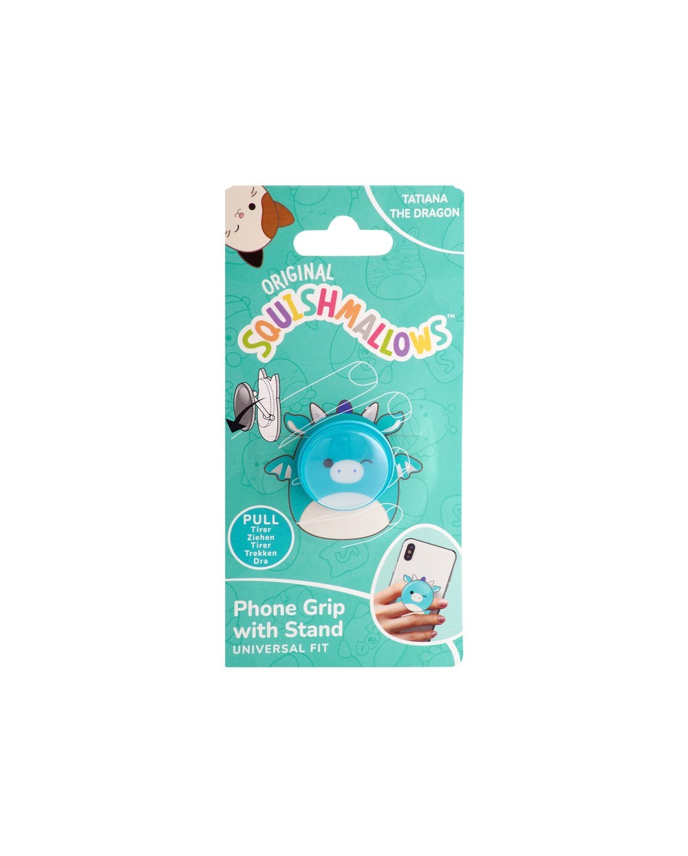 Soporte y agarre para movil squishmallows grip tatiana