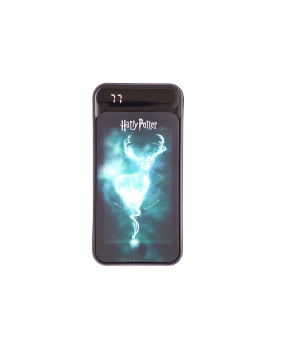 Bateria externa iluminada 10000 mah harry potter patronus
