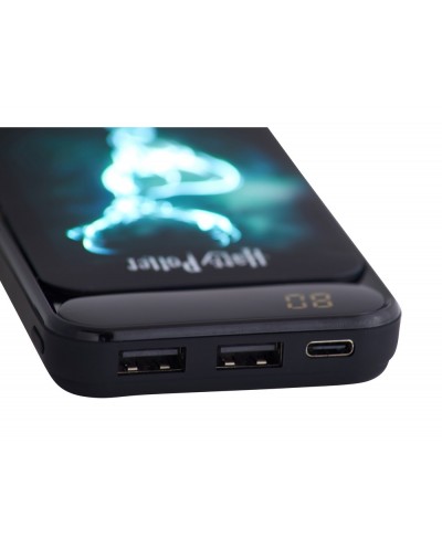 Bateria externa iluminada 10000 mah harry potter patronus