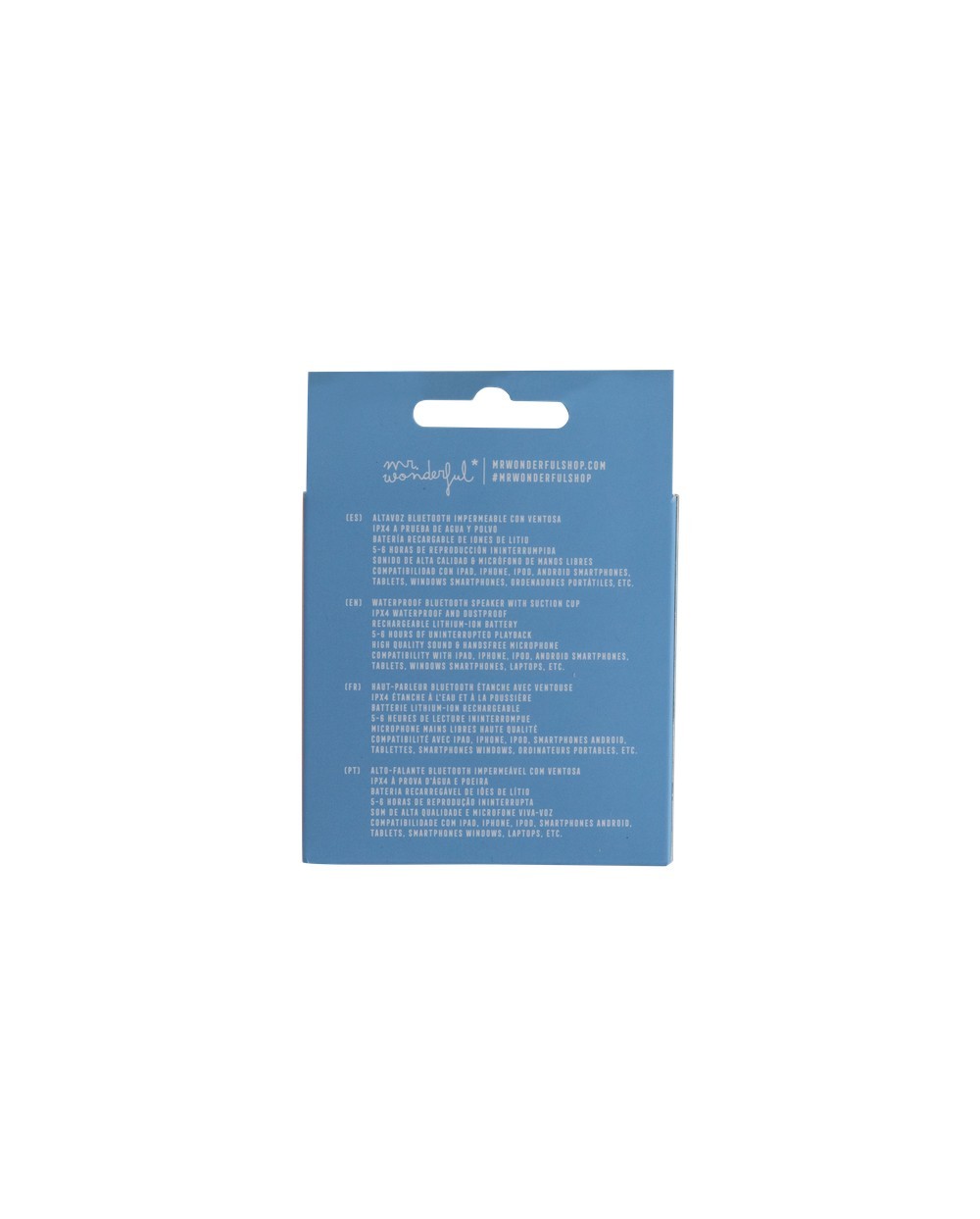 Altavoz portatil mr wonderful waterprooft perezosos