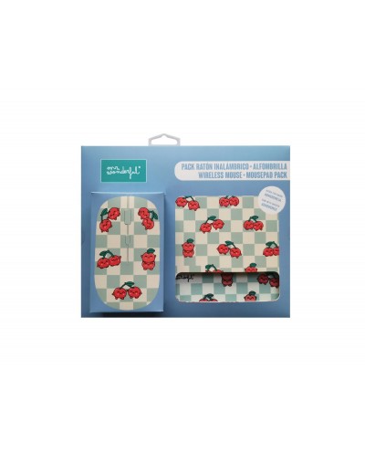 Raton alfombrilla de raton mr wonderful raton alfombrilla de raton cerezas