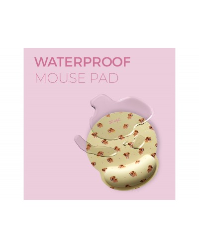 Alfombrilla de raton mr wonderful de gel ergonomica dog